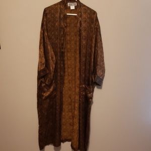 100% silk robe